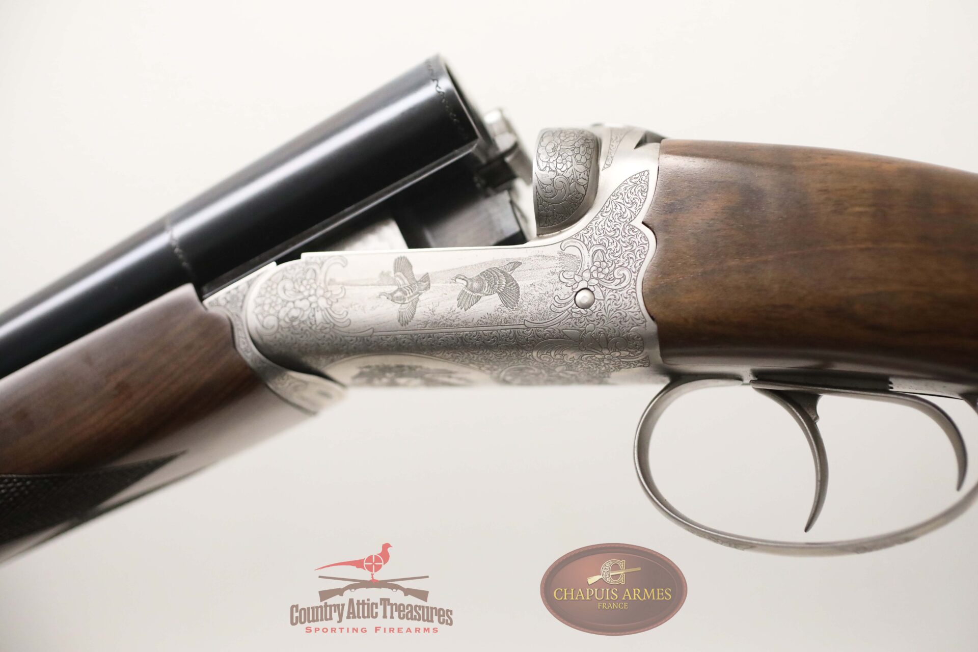 Chapuis Chasseur Classic 20 gauge receiver detail left side