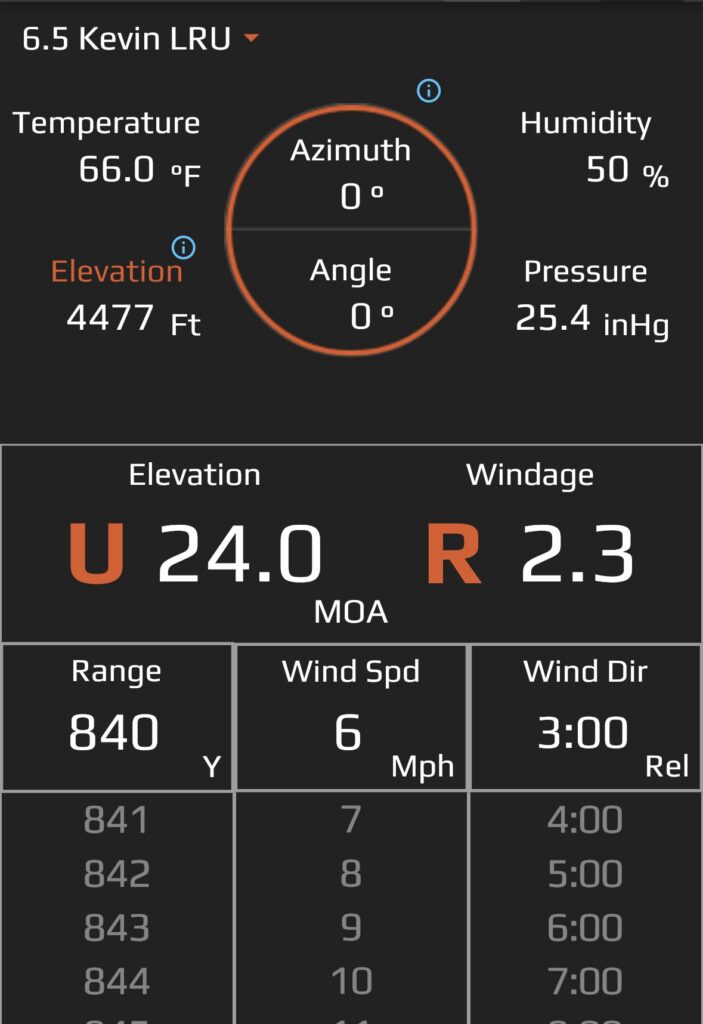 Revic Ballistic Calculator App