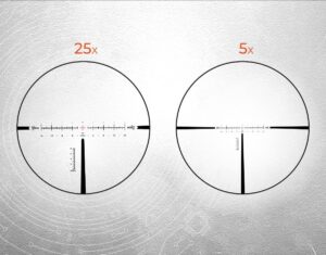Revic Acura 5-25 FFP Scope Reticle